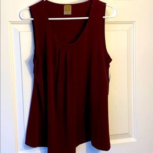 Anne Klein flowy blouse